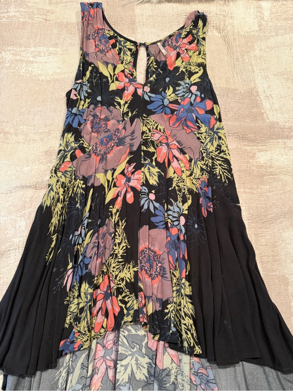 Free People Floral Mini Dress